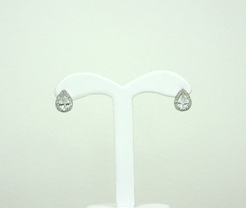 Crystal Earrings | White Earrings | PK C