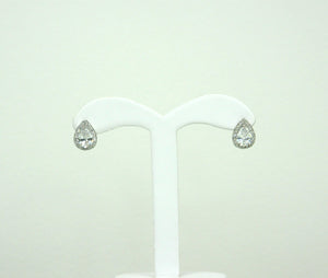 Crystal Earrings | White Earrings | PK C