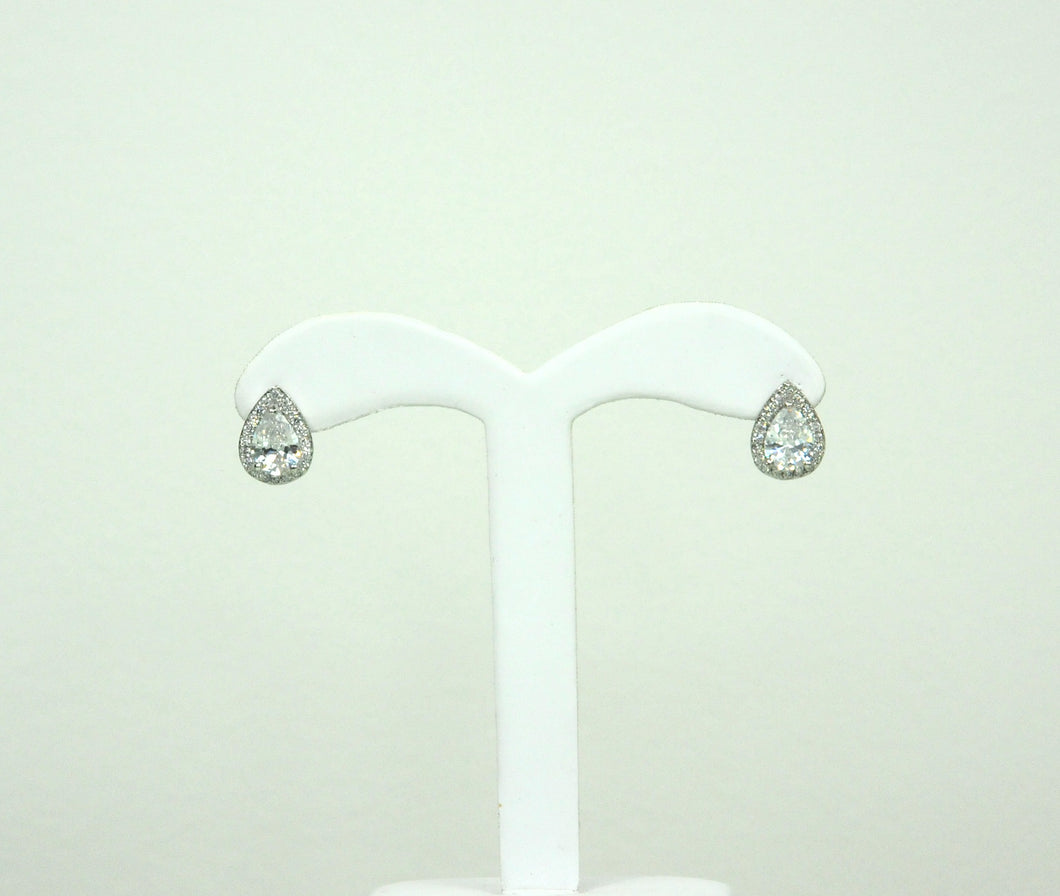 Crystal Earrings | White Earrings | PK C