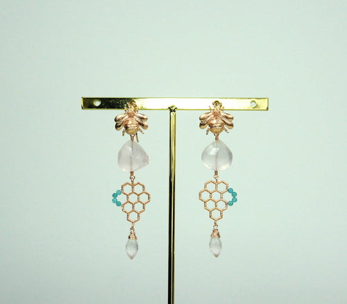 Rose Quartz | Rose Gold | PK Collection.